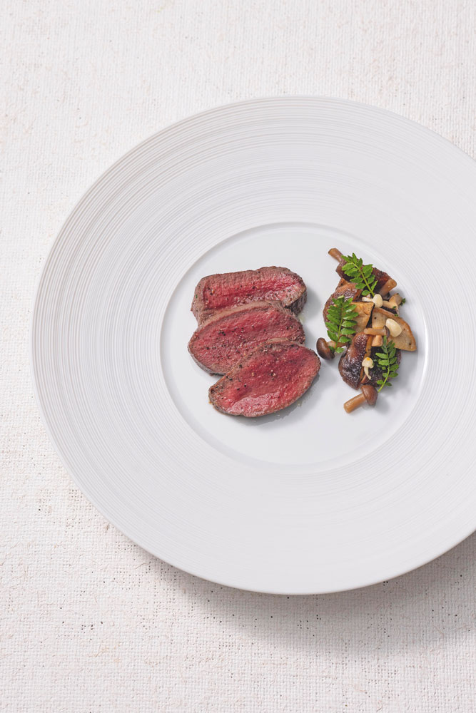 Marinated Saddle of Venison Marinated Saddle of Venison