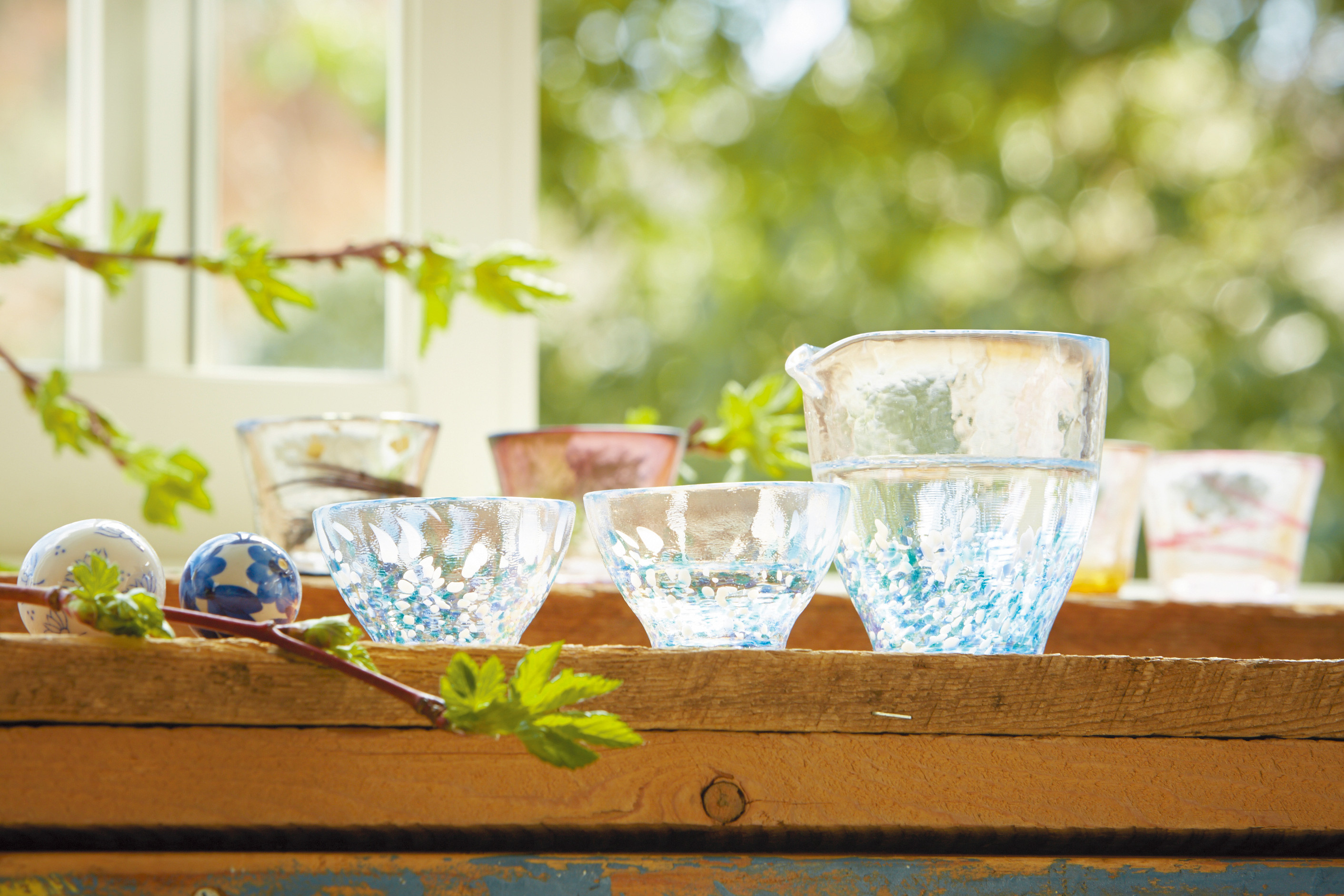 Ajisai – Hydrangea Sake Glass
