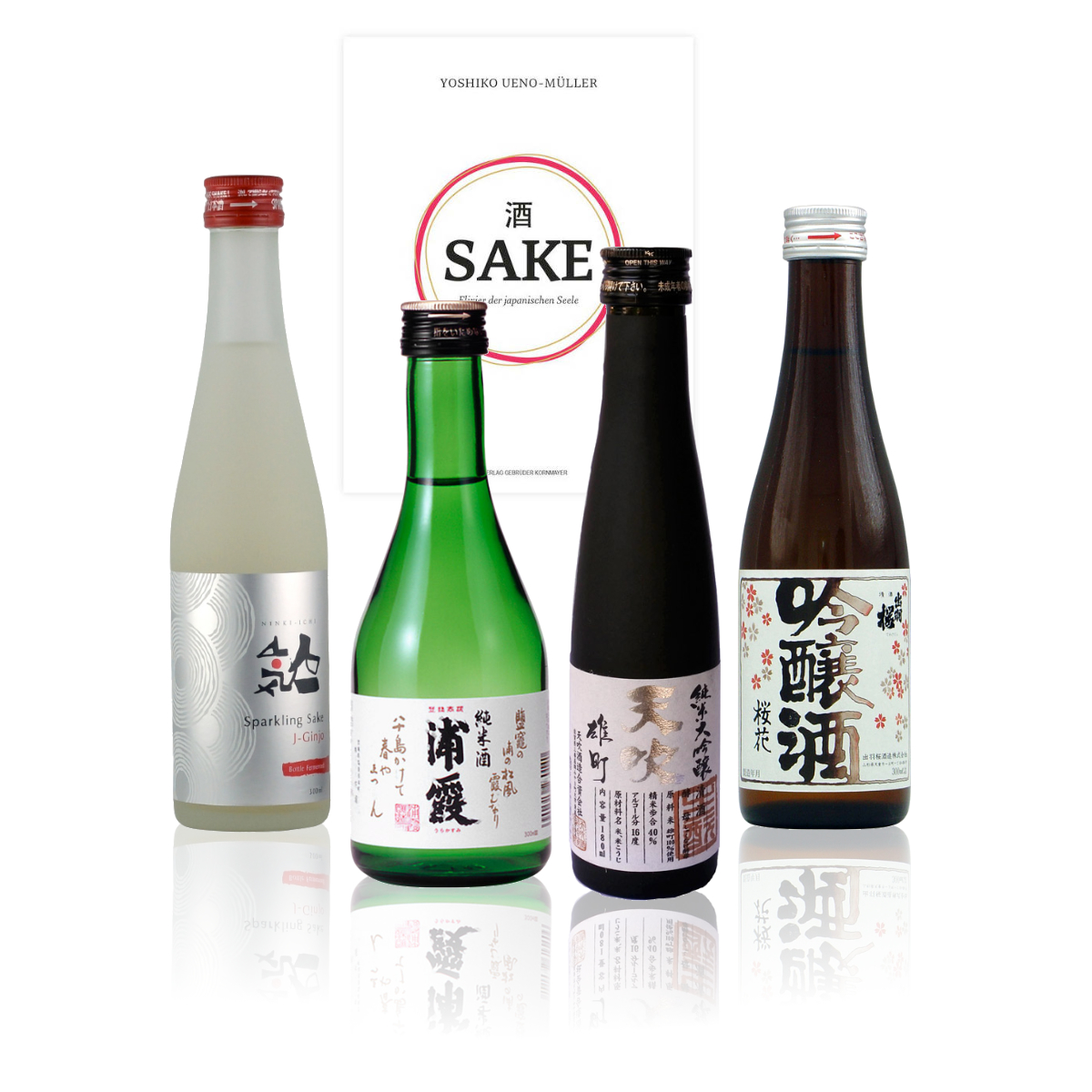 Sake Einsteiger Set mit Buch & Online Verkostung