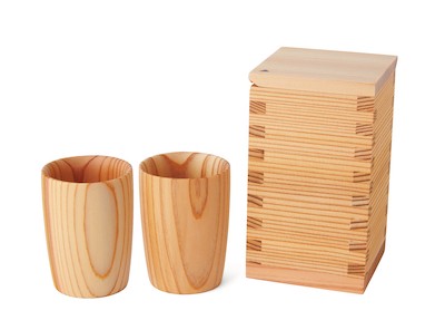Set "Akita cedar wood"